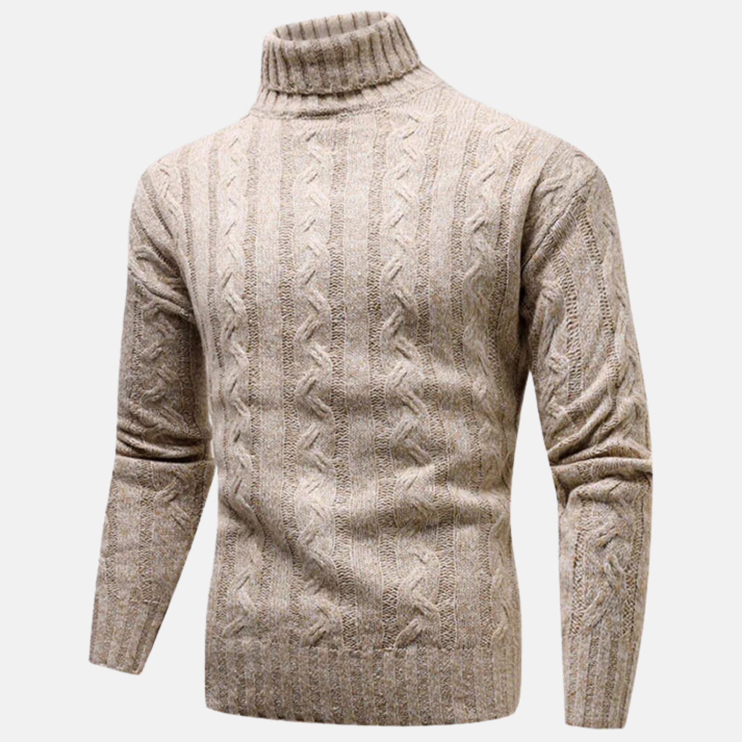 Mistrève | Pull Col Roulé Homme Épais – Chaleur Moderne et Élégance Classique