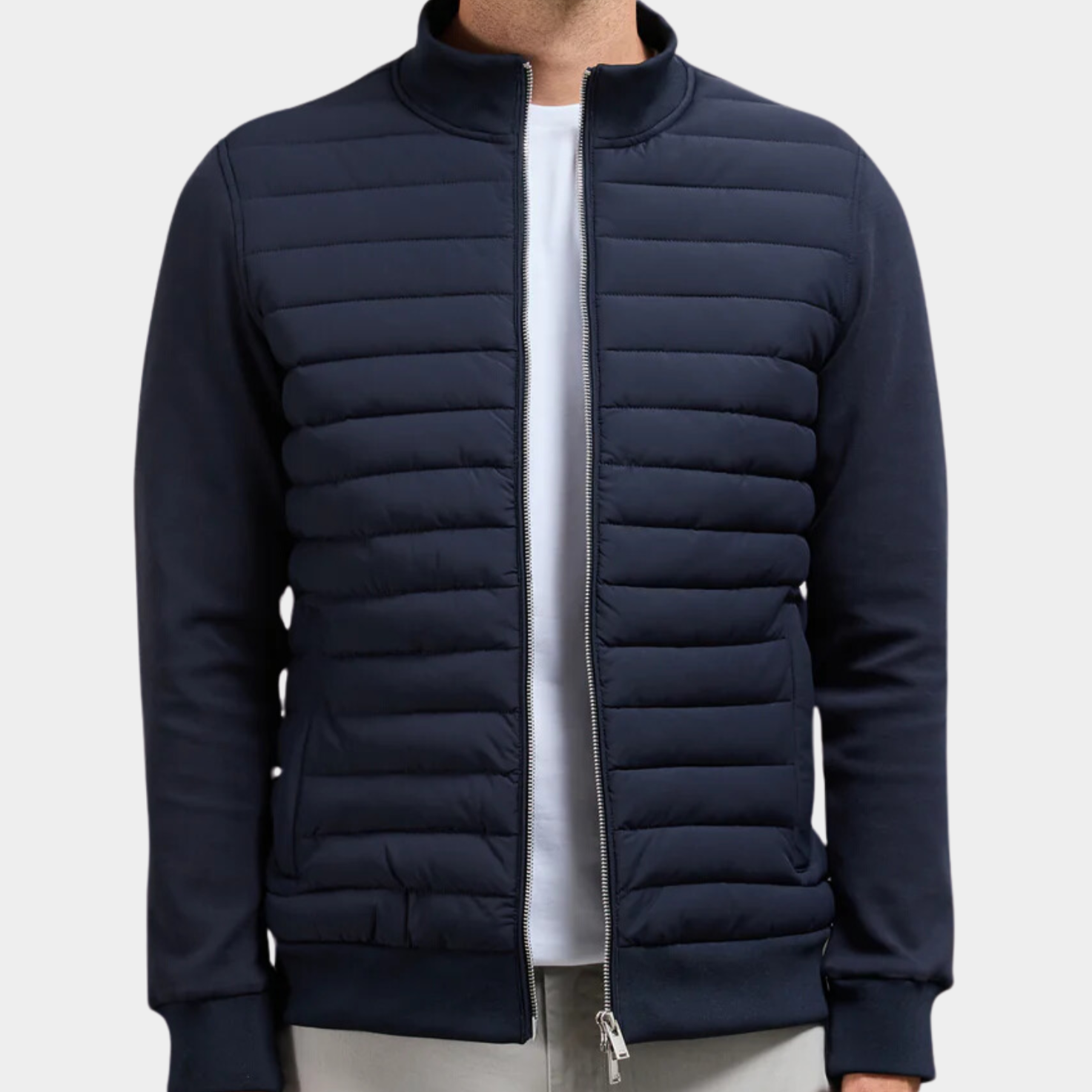 Veste Bomber Hybride pour Homme