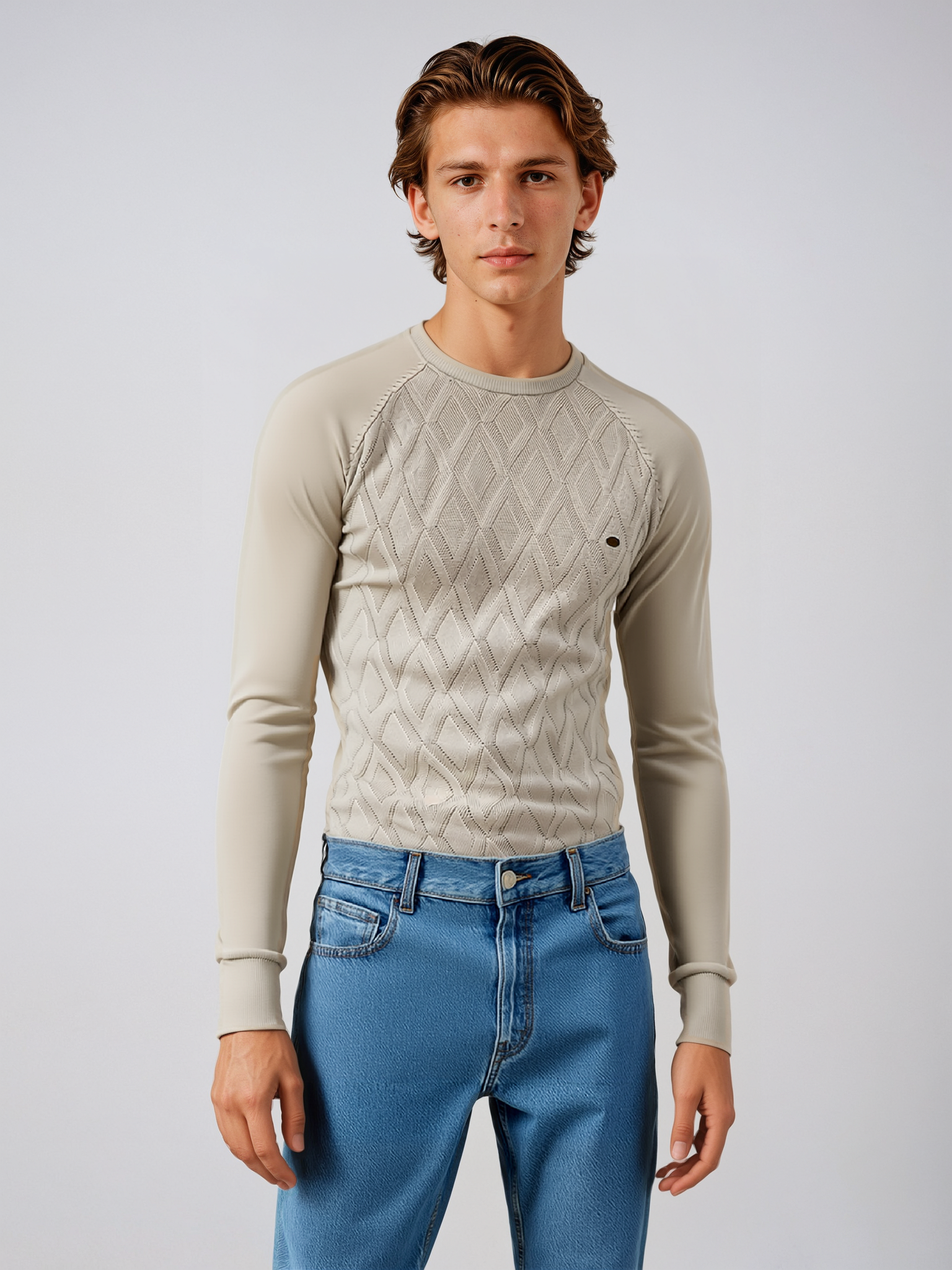 Pull manches longues Long Pour Homme | Chaud