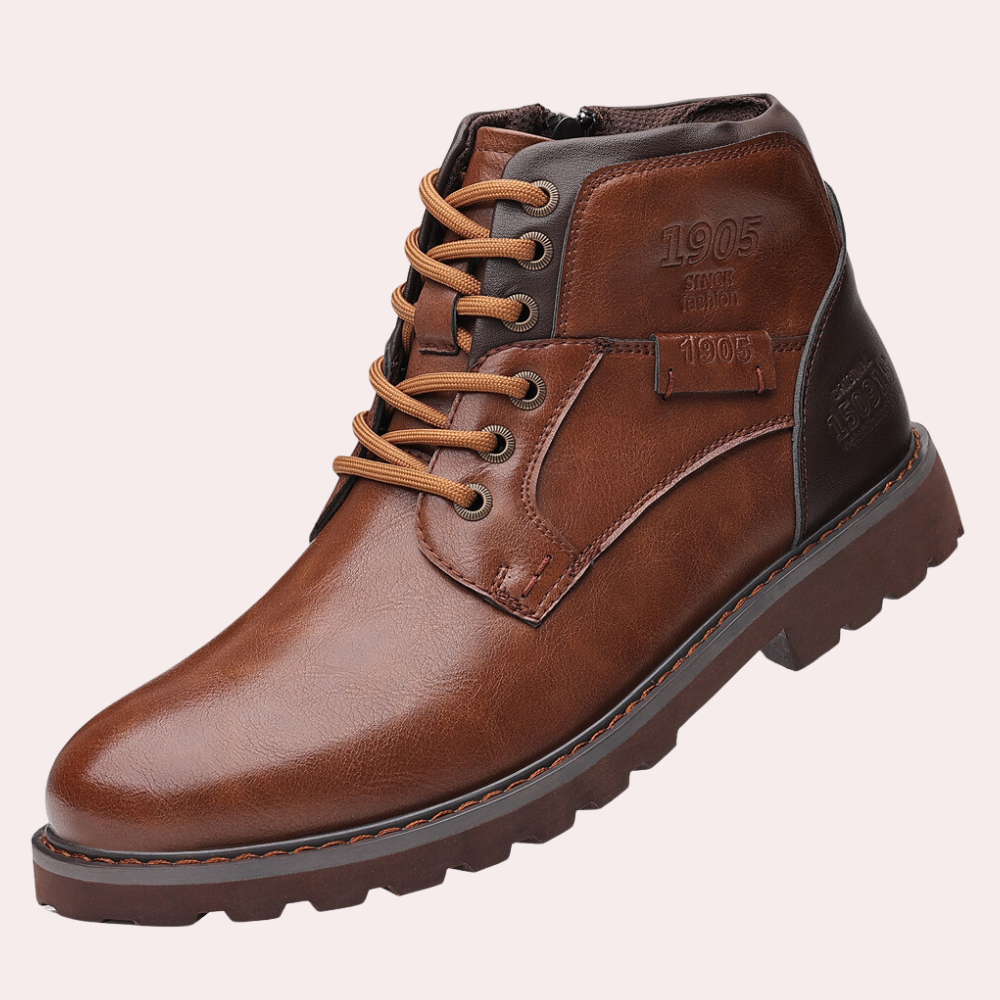 Bottes pour hommes - Qualité premium - Système de lacets robuste