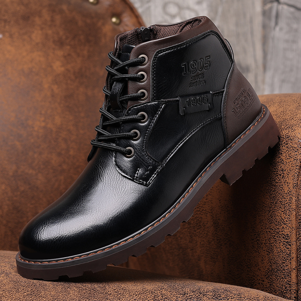 Bottes pour hommes - Qualité premium - Système de lacets robuste