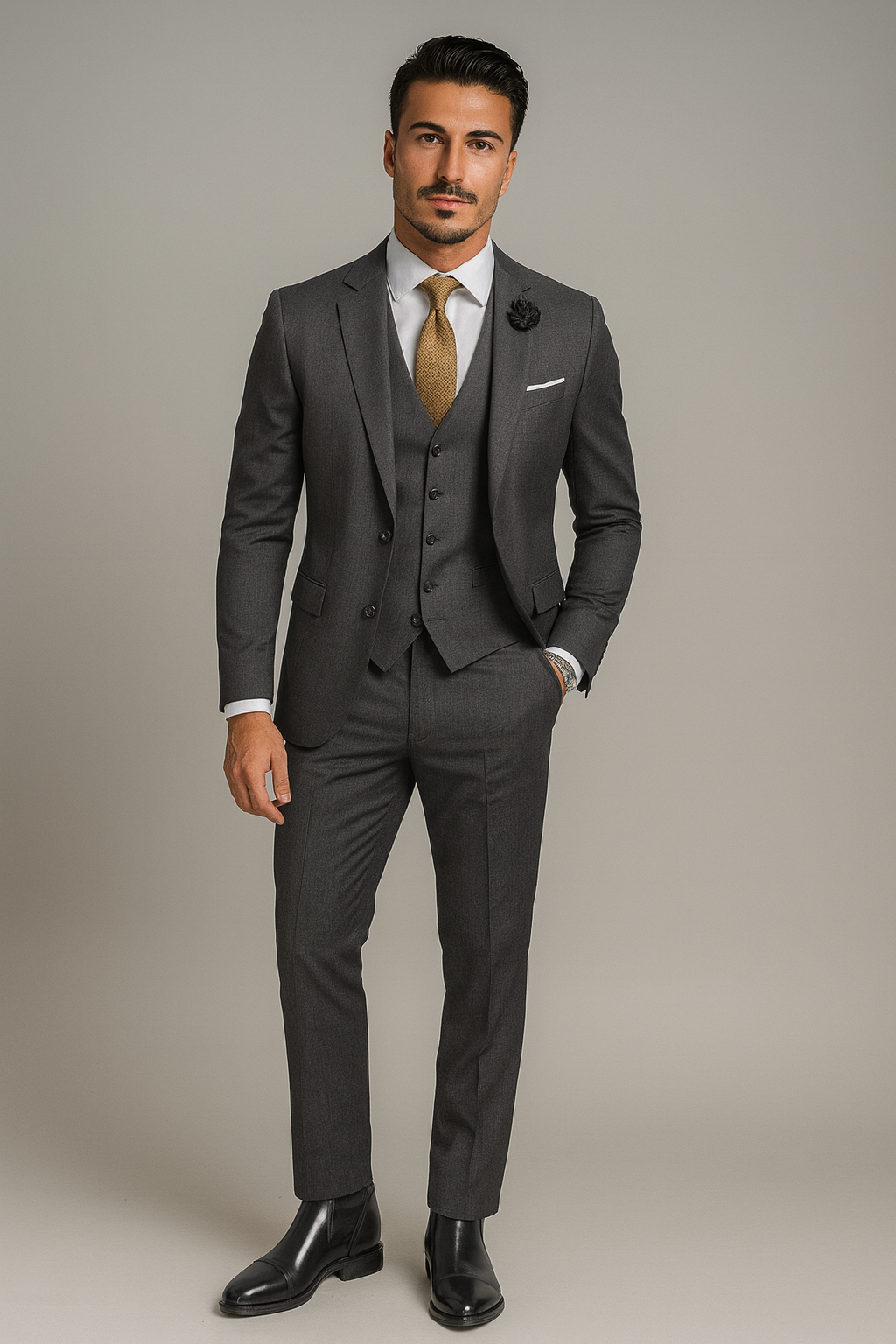 Mistrève | Costume Trois Pièces Homme – Élégance Intemporelle et Style Raffiné