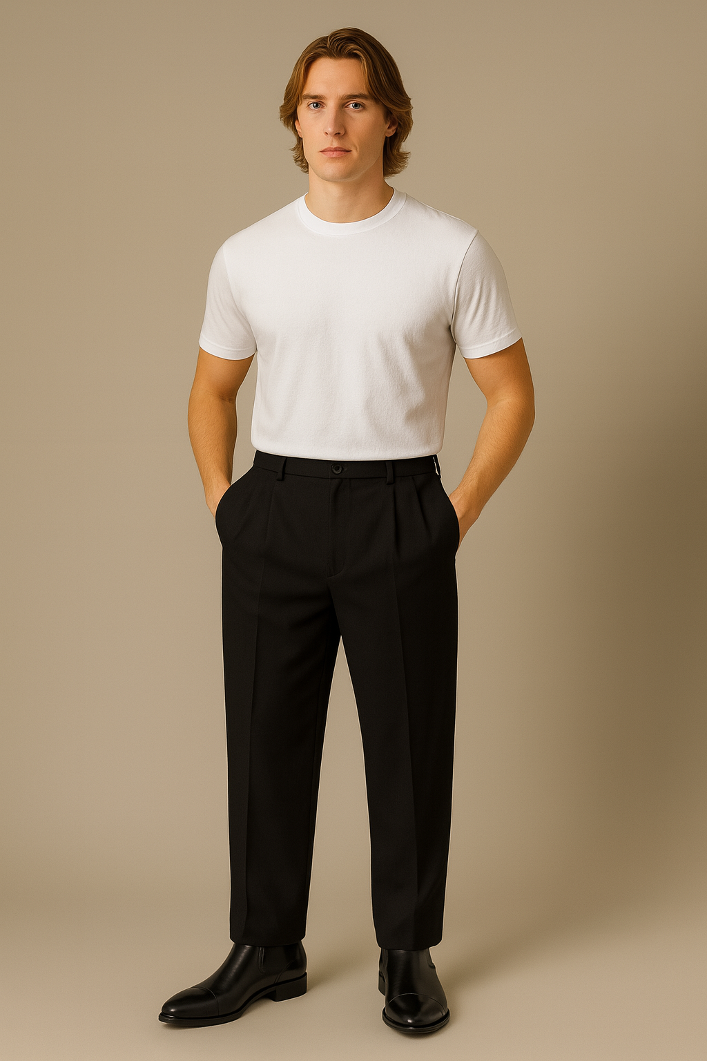 Pantalon classique pour homme | Coupe droite