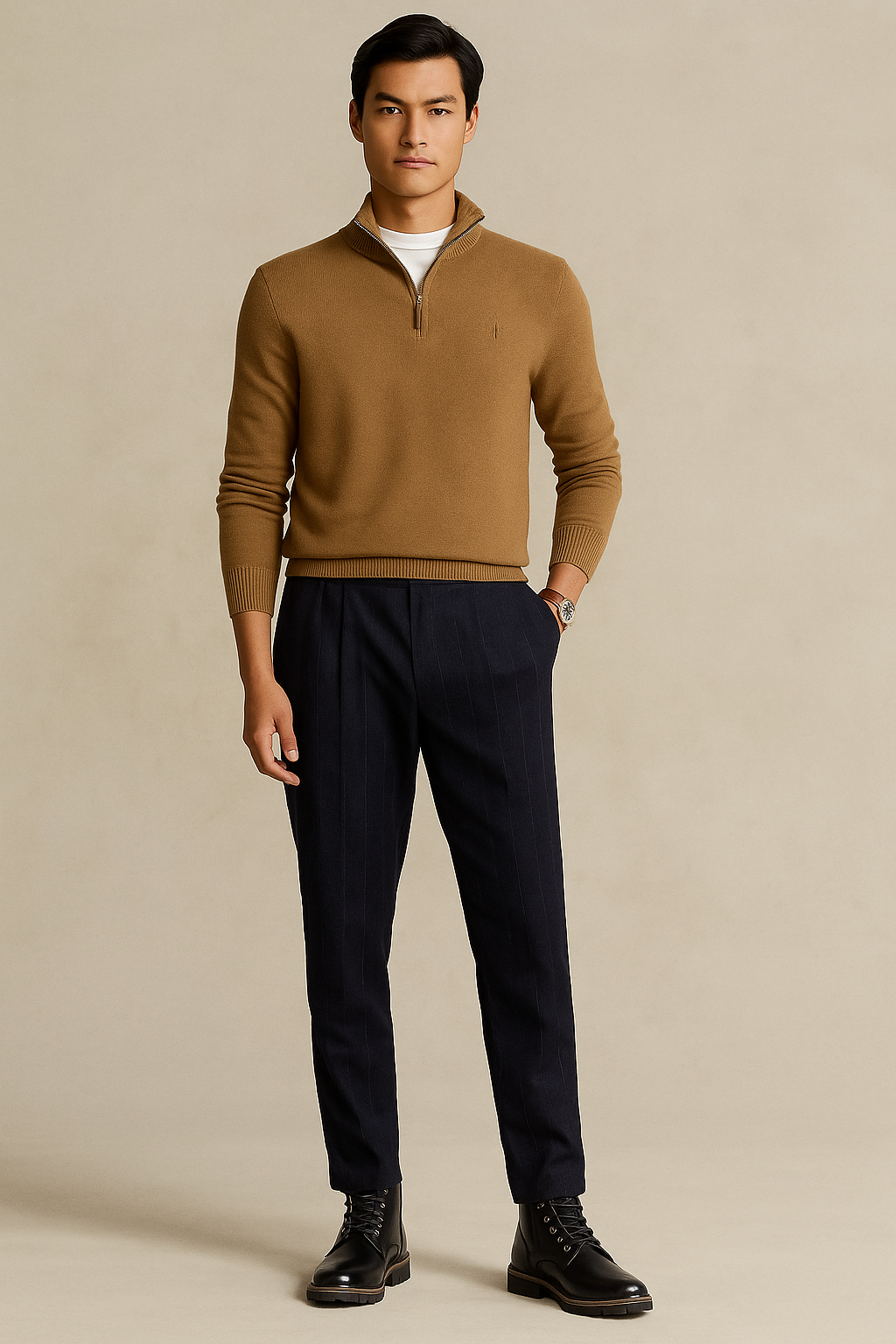 Bottes pour hommes - Qualité premium - Système de lacets robuste