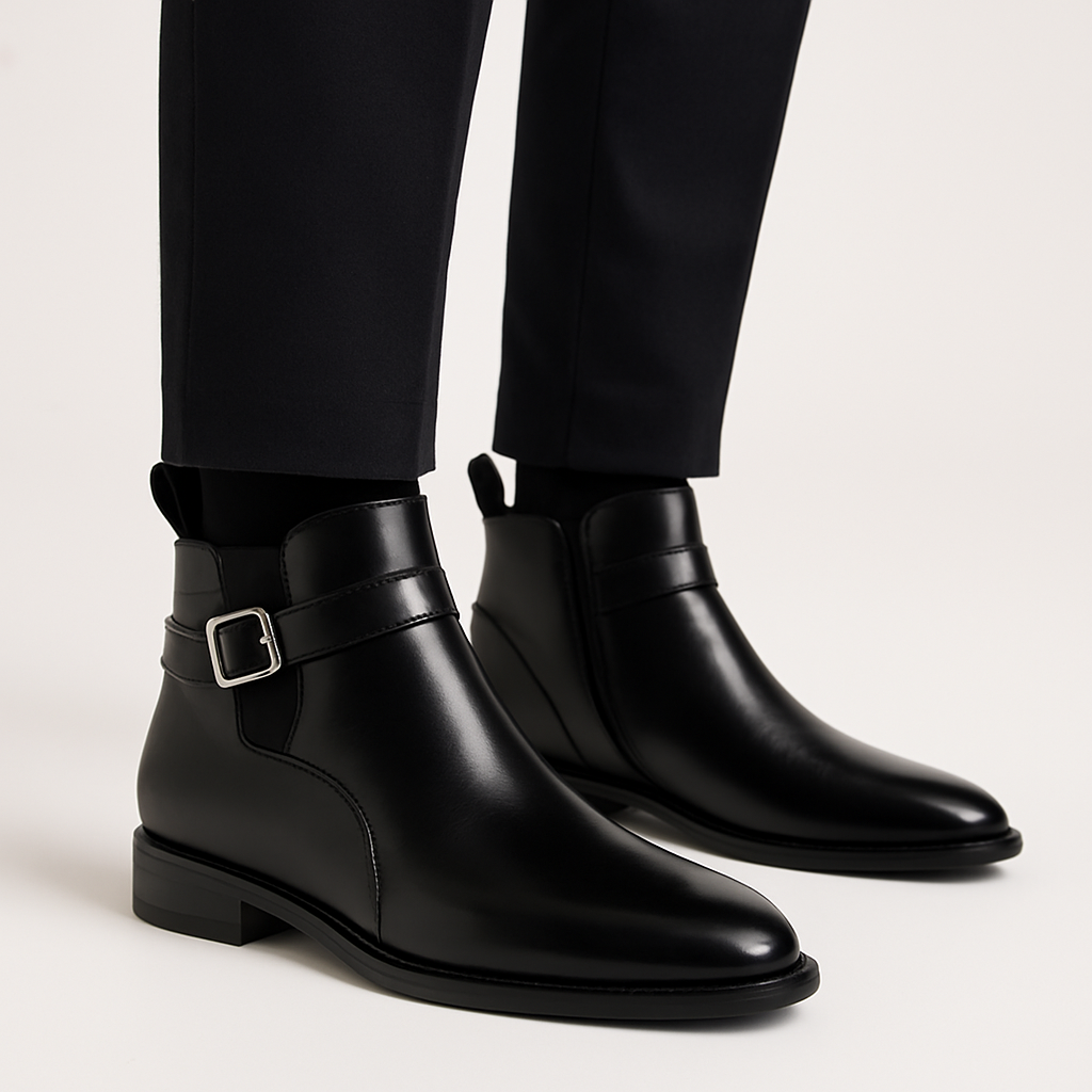 Mistrève | Bottines Chelsea – Cuir Élégant & Confort Quotidien