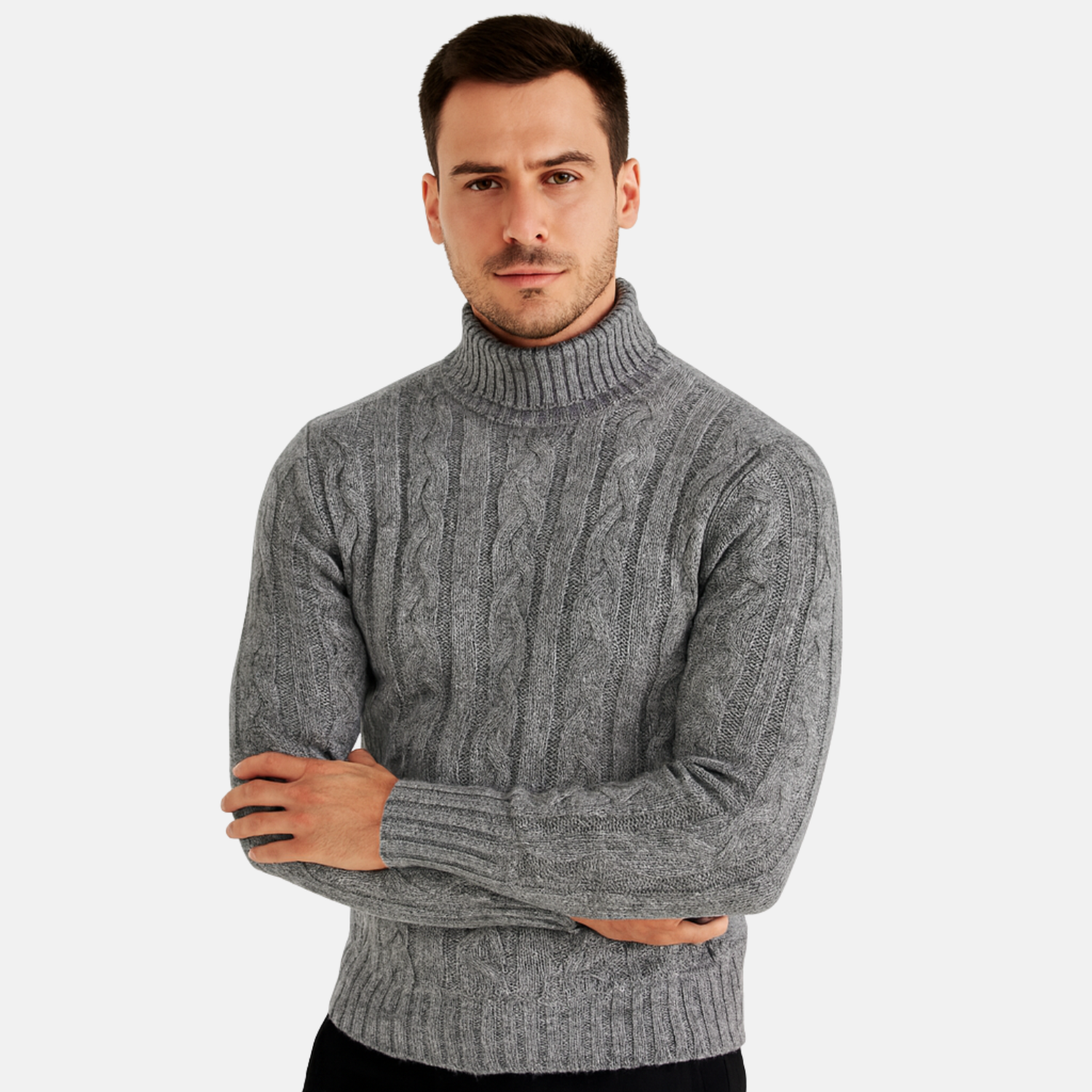 Mistrève | Pull Col Roulé Homme Épais – Chaleur Moderne et Élégance Classique