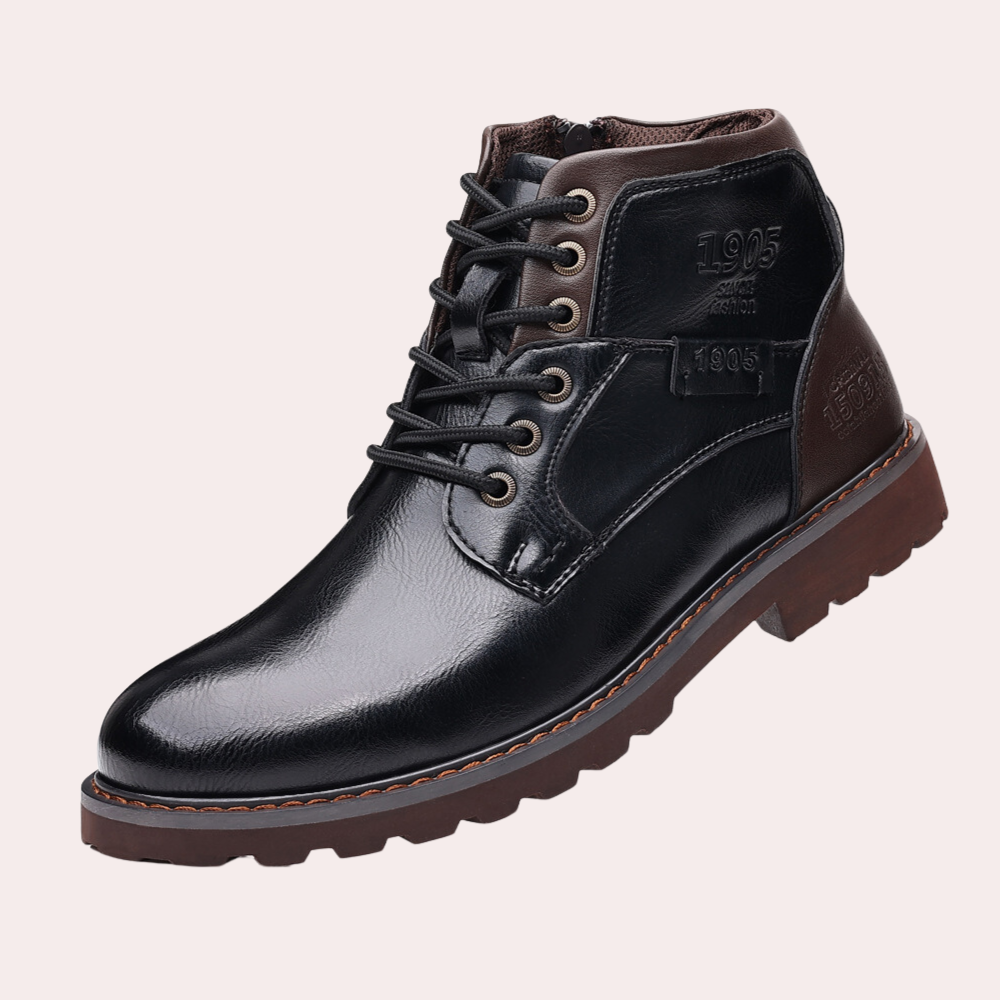 Bottes pour hommes - Qualité premium - Système de lacets robuste