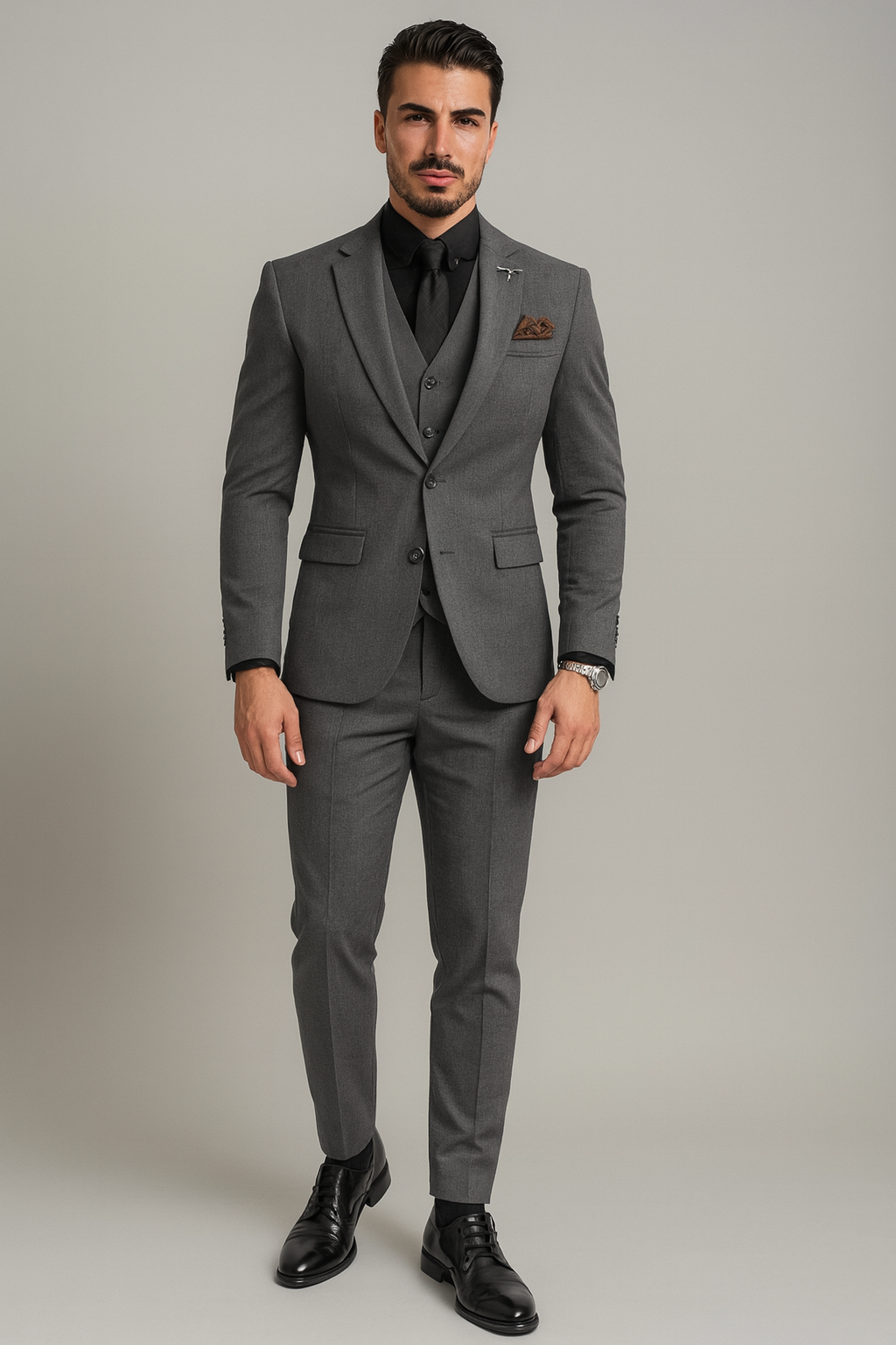 Ensemble trois pièces coupe slim pour hommes | Automne Formel