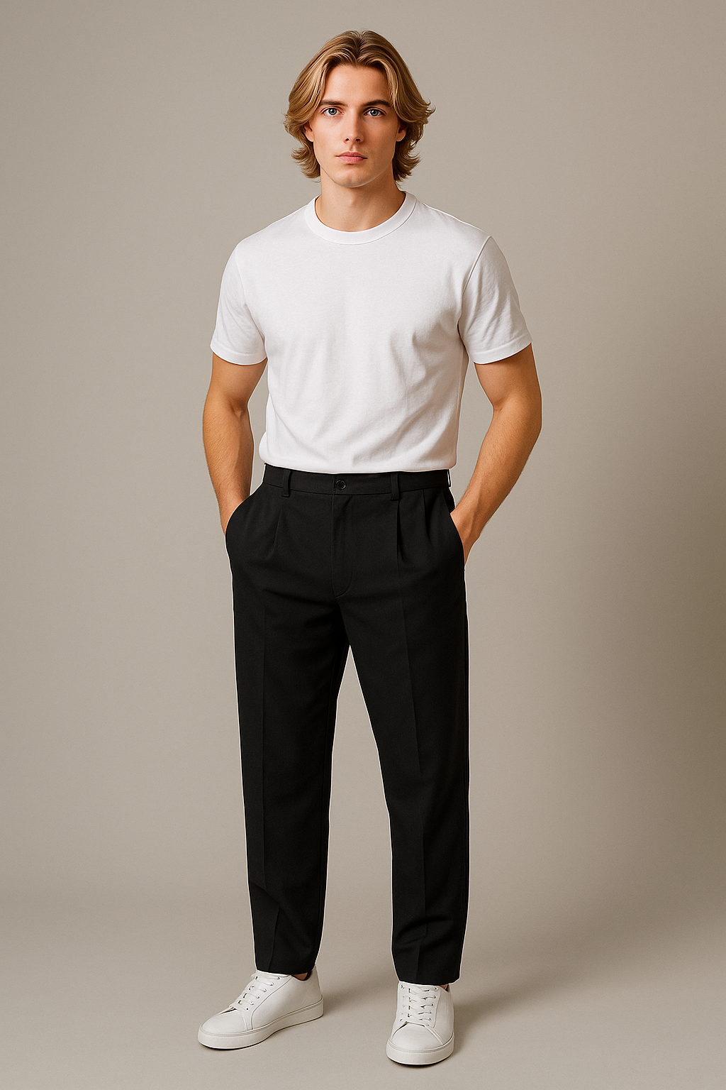 "Light Elegance" -  Pantalon de loisirs élégant et décontracté