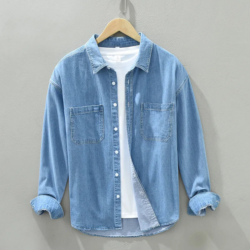 Ezechiël - Chemise en Denim - Intemporel - Hommes